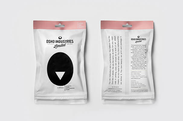 Package designing for a packaging brand, Osho Industries Limited