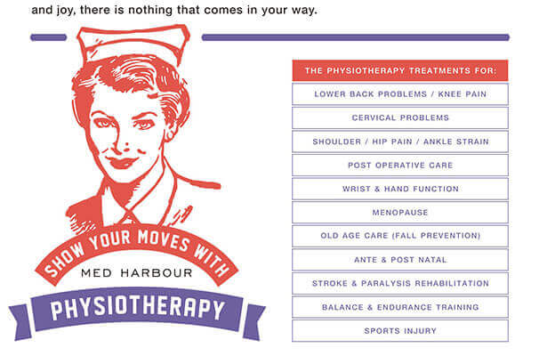 Creative design campaigns for a healthcare brand, Med Harbour