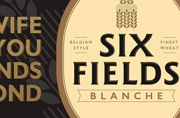 Web banner designing for a liquor brand, Six Fields
